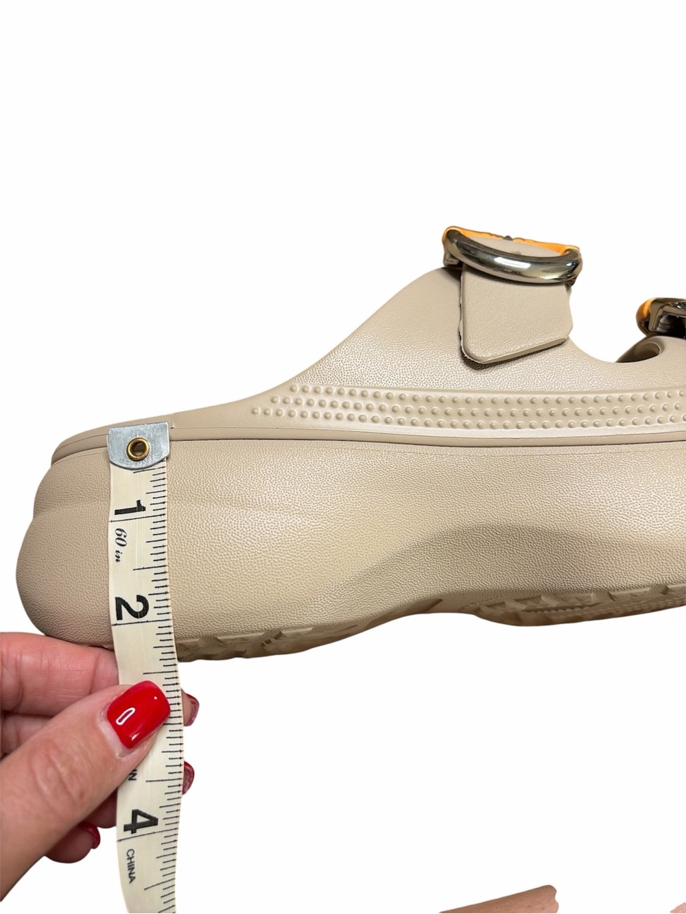 Crocs Women's Saturday Platform Dipped Buckle Sandal Size 10 in Dulce - Picture 14 of 16